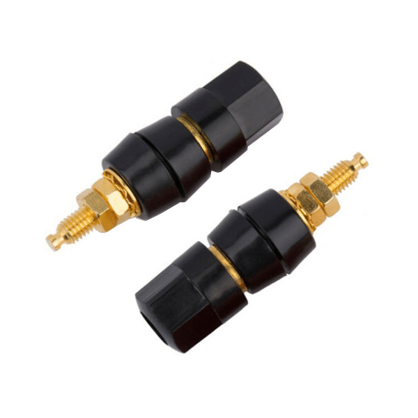 Banana Plug Binding Post 4mm - Female - BLACK Color (25A)