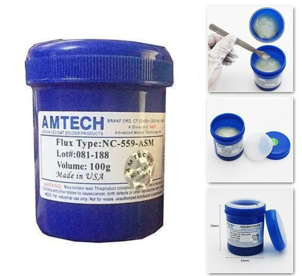 AMTECH Advanced SMT Solder Flux Paste 100g (NC-559-ASM) Original