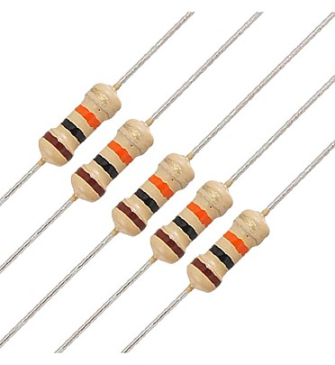 Resistor 9.1Ω 0.25W THT