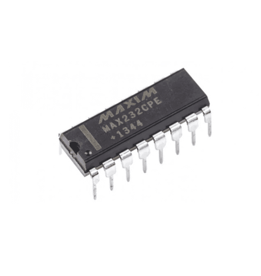 MAX232CPE (Dual RS232 Receiver-Transmitter) DIP-16