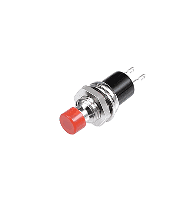 Push Button N.O (1A) RED