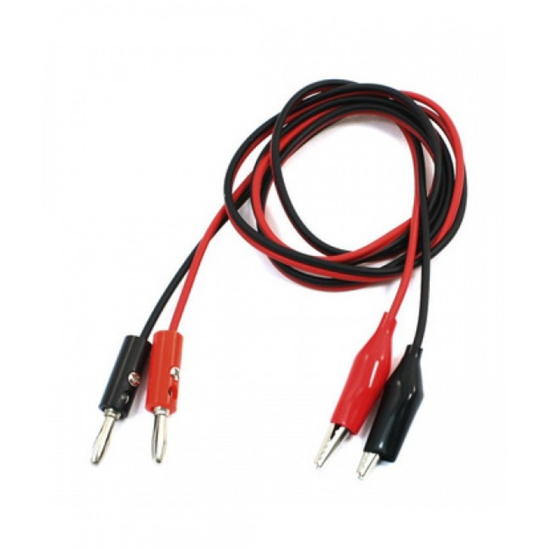 Banana Plug to Crocodile Alligator Clip Test Probe Cable 4mm