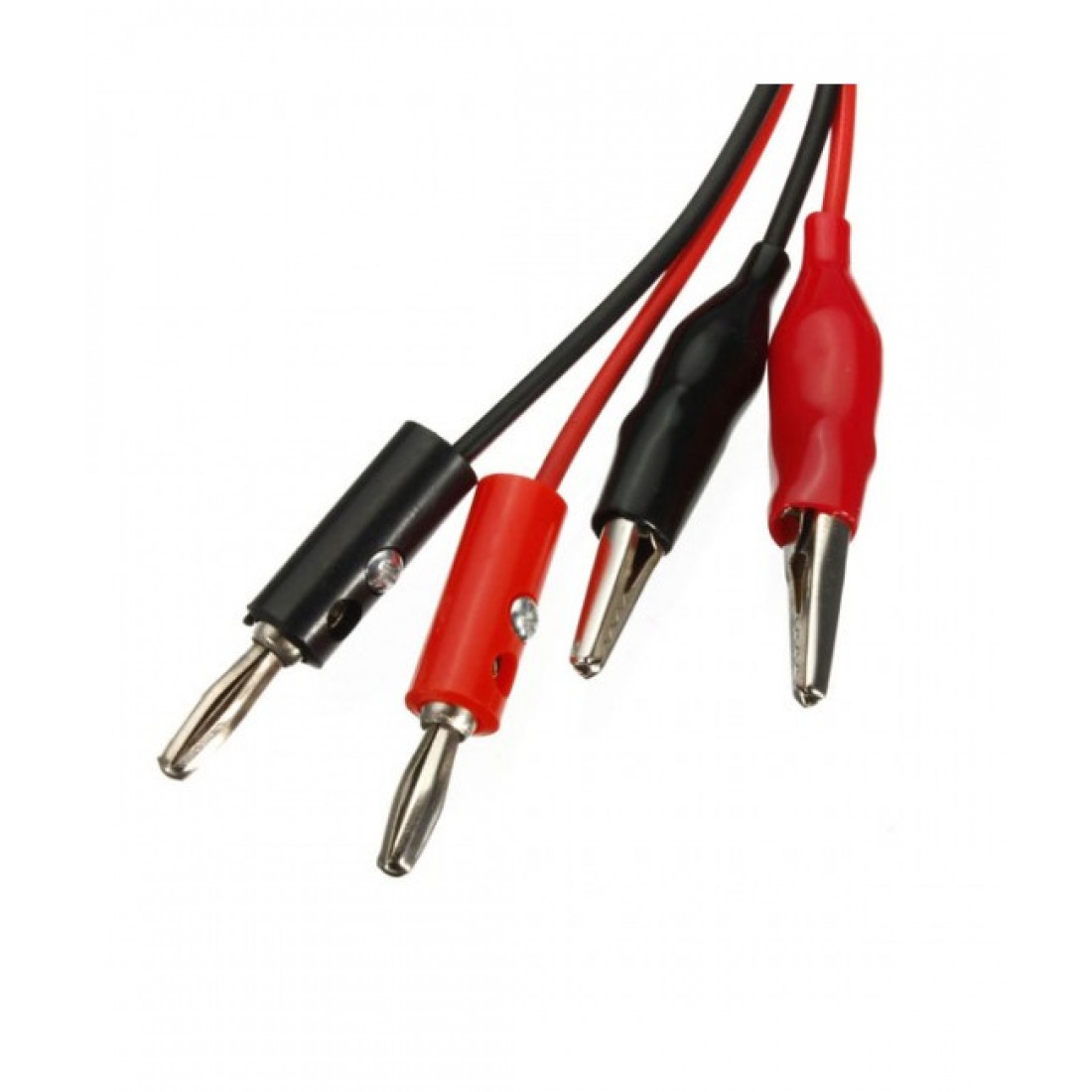 Banana Plug to Crocodile Alligator Clip Test Probe Cable 4mm
