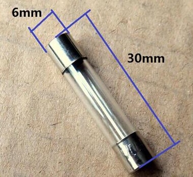 Glass Fuse 1A - 250V (Size T6x30mm)