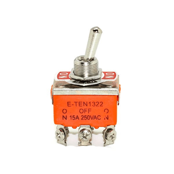 Toggle Switch 6 Pins ON-OFF-ON (15A,250VAC) (E-TEN 1322)