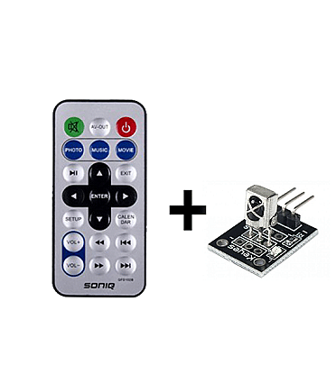 IR Remote Control +IR Receiver Module