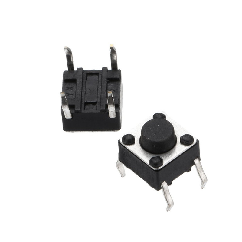 Push Button 4Pin (6x6x5mm)