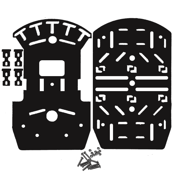 Robot Smart Car 2WD - Chassis (Without Motor and Wheel)