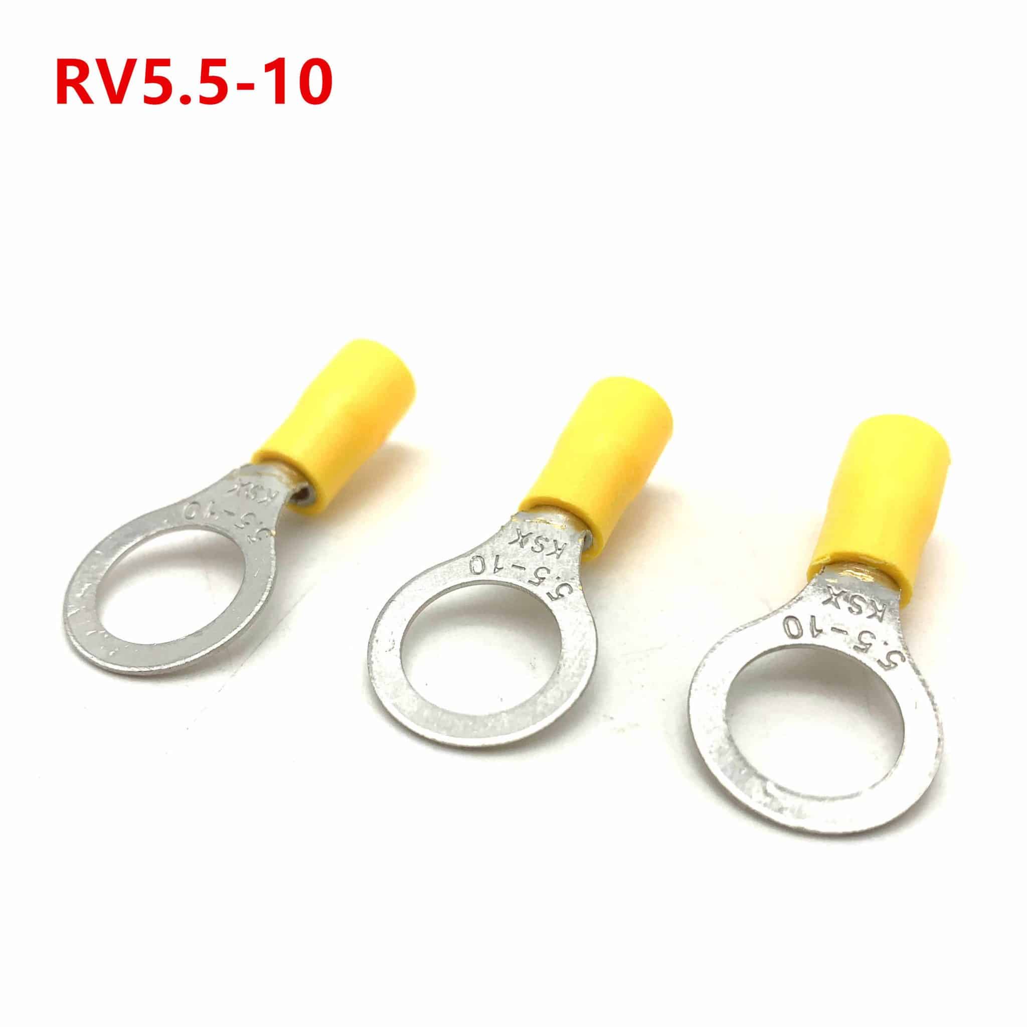 Ring Terminal Insulated Yellow(RV5.5-10)