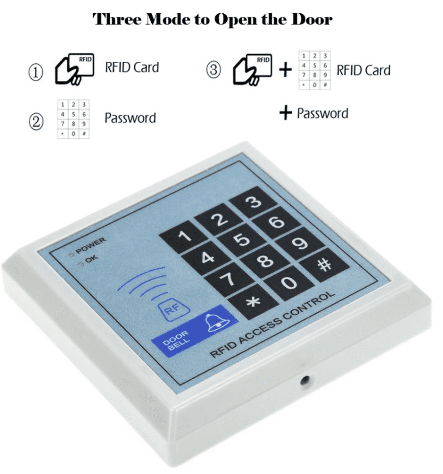 RFID Access Control System Device Machine Security Proximity Entry Door Lock