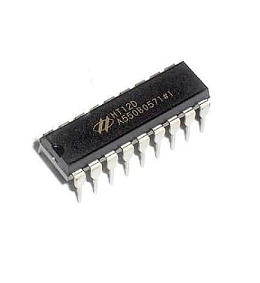 HT12D ( RF Remote Control Decoder IC )