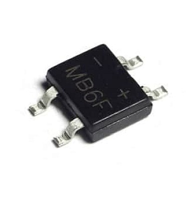 SMD Bridge Rectifier MB6F (600V/0.8A)