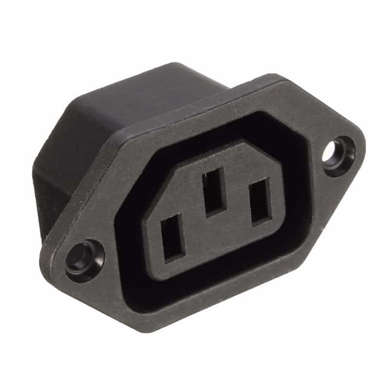 AC Power Socket 3Pins Plug Female Connector (AC-04F)