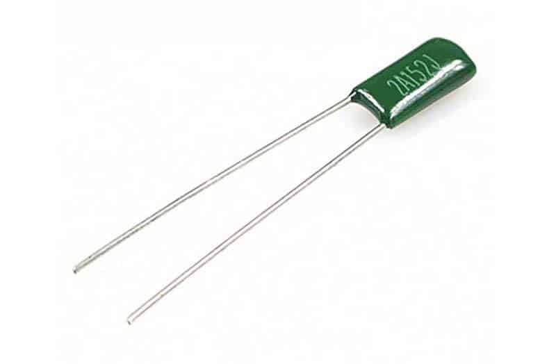 Polyester Film Capacitors 1.5nF/100V (2A152J)