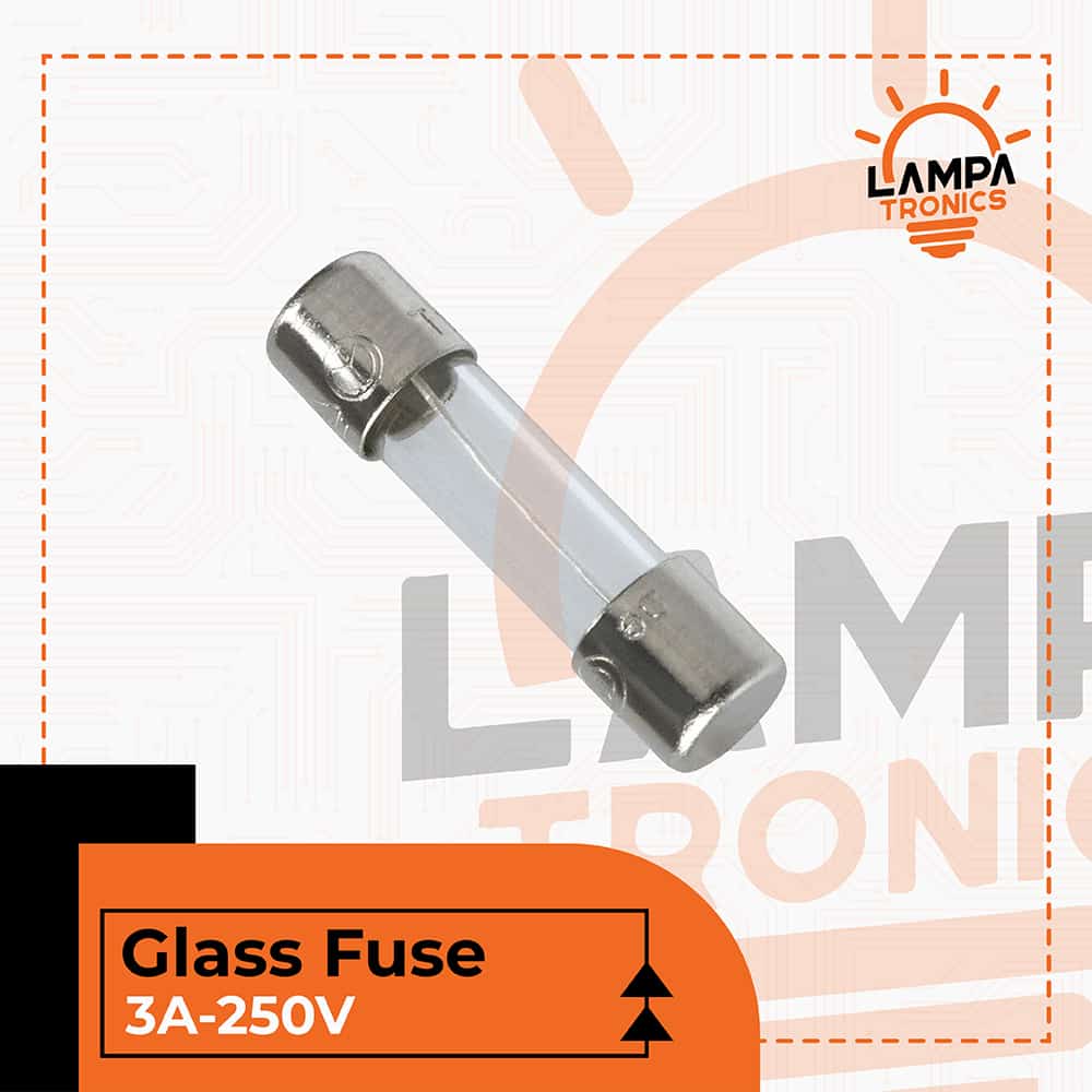 Glass Fuse 3A - 250V (Size T5x20mm)