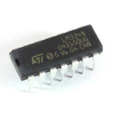 LM324 DIP-14 (Quad Operational Amplifier (Op-Amp))