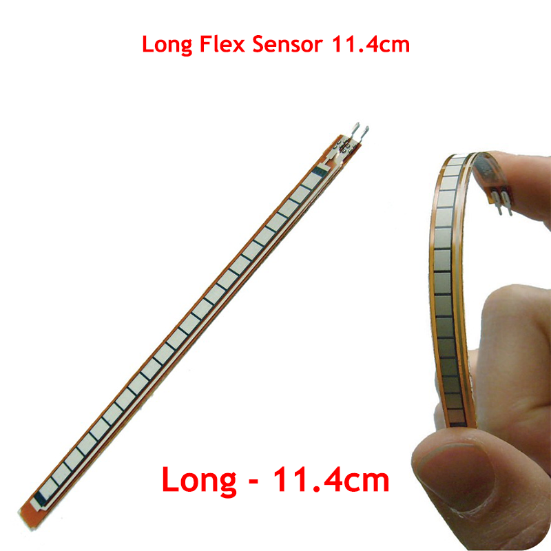 Long Flex Sensor 11.4cm - 4.5" (Detect Bending Motion)
