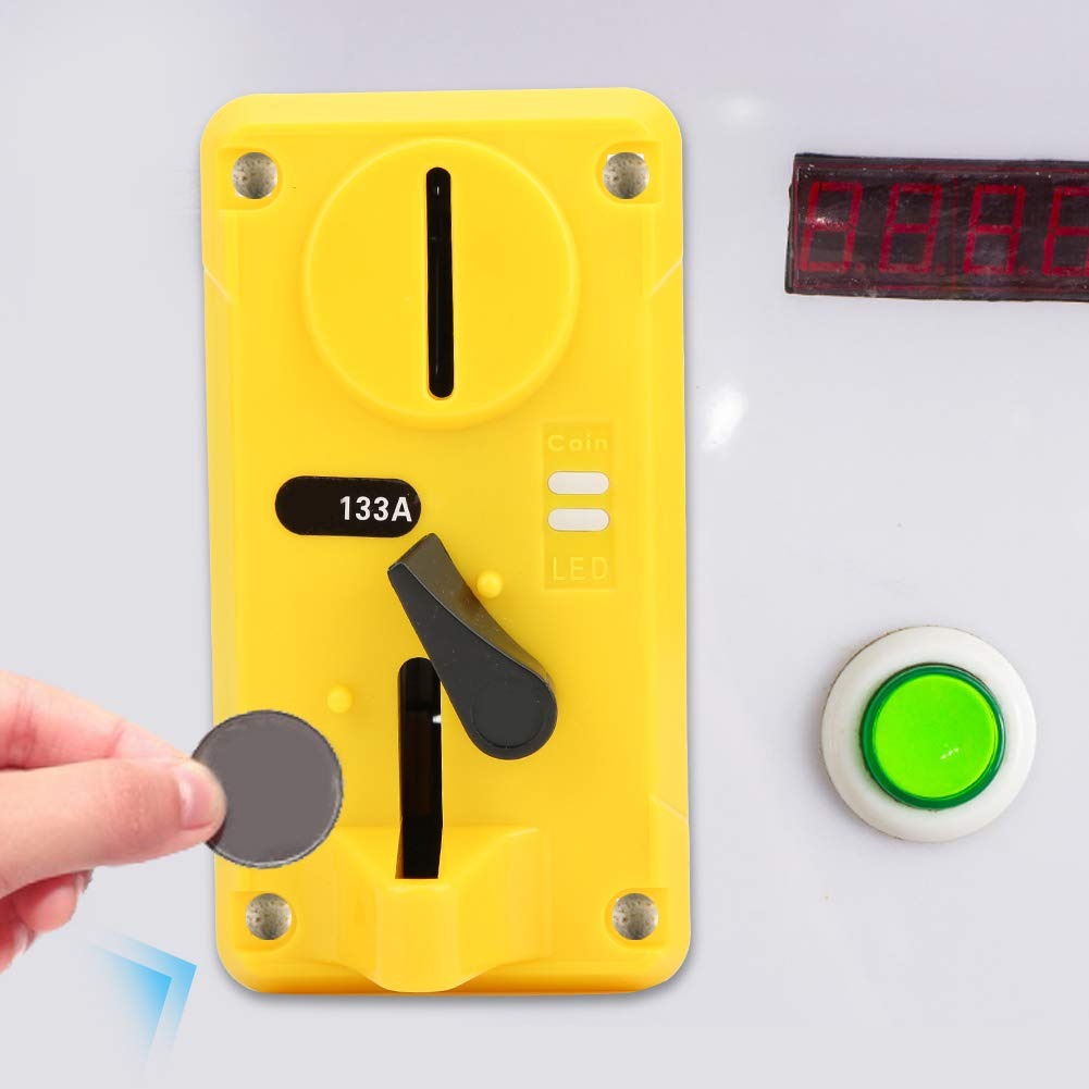 Universal Multi Coin Acceptor For Vending Machine Game (JY-133A) Yellow