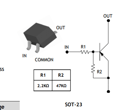 SRA2205S SMD (50V, 100 mA) PNP SMD Transistors SOT-23