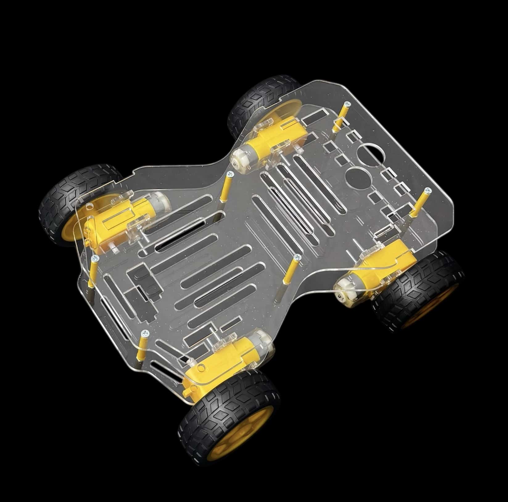 New Version Smart Car Robot 4WD With Wheel and Motor