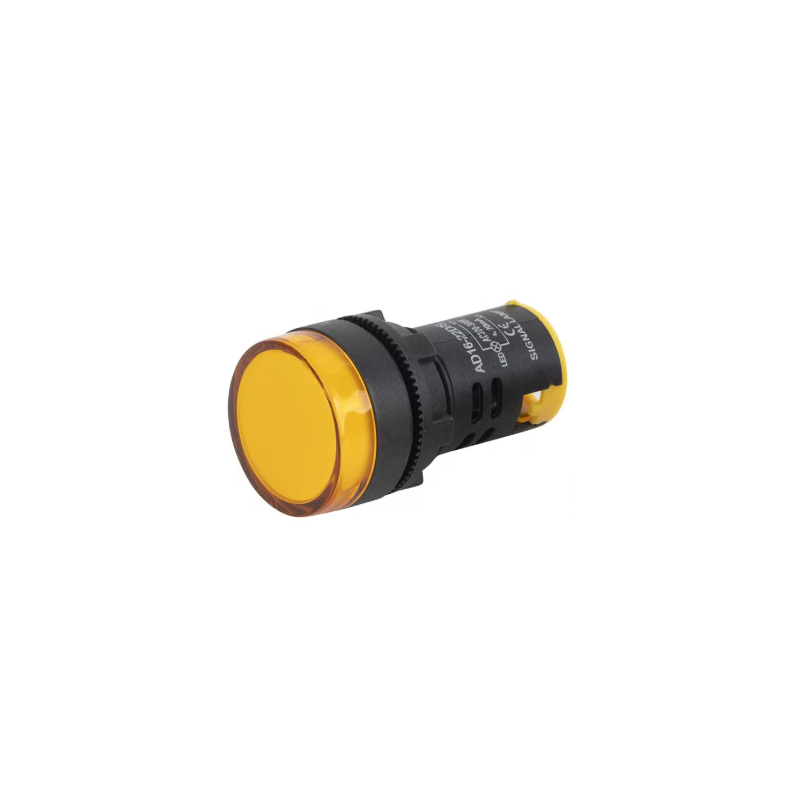 Yellow AC LED Indicator Lamp 220V (AD22-22DS)