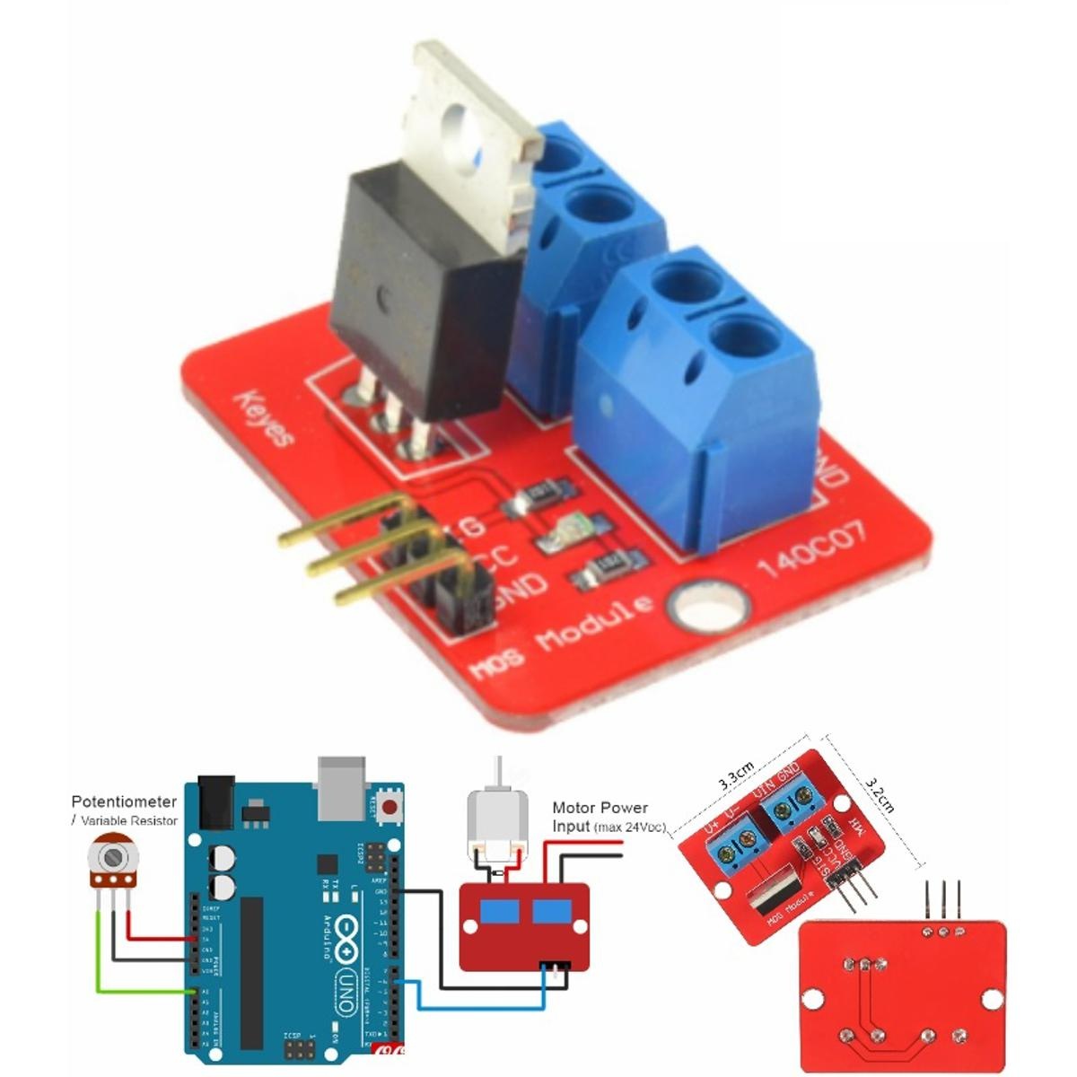 IRF530 Mosfet Driver Module