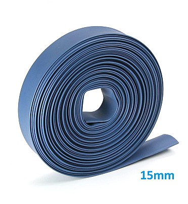 Blue Heat Shrink (15mm) 1meter