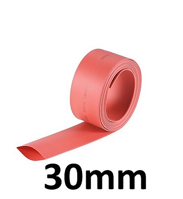 Red Heat Shrink (30mm) 1meter