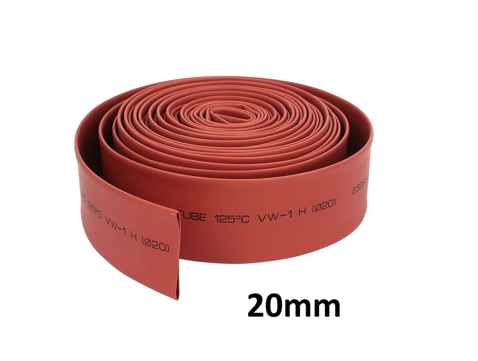 Red Heat Shrink (20mm) 1meter