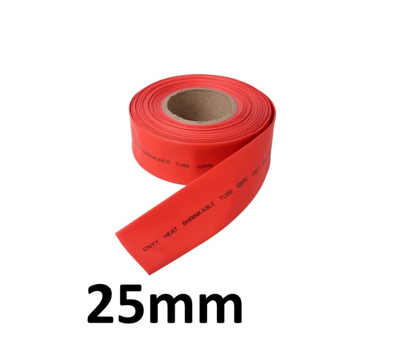 Red Heat Shrink (25mm) 1meter