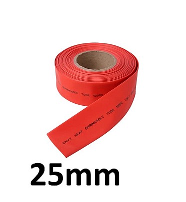 Red Heat Shrink (25mm) 1meter