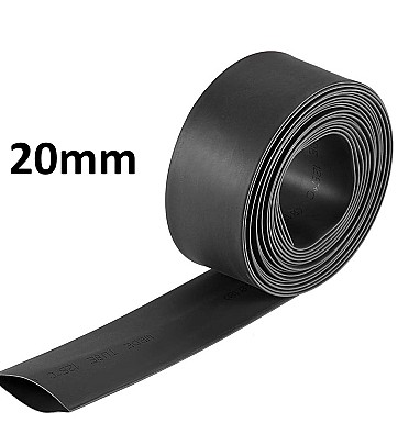 Black Heat Shrink (20mm) 1meter