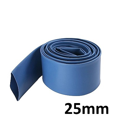 Blue Heat Shrink (25mm) 1meter