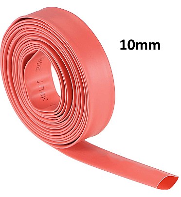 Red Heat Shrink (10mm) 1meter