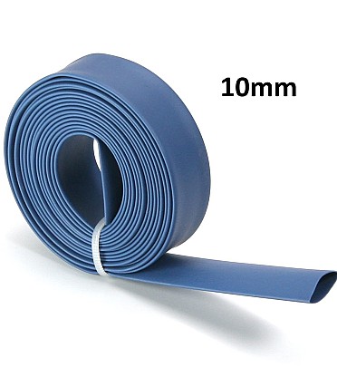 Blue Heat Shrink (10mm) 1meter