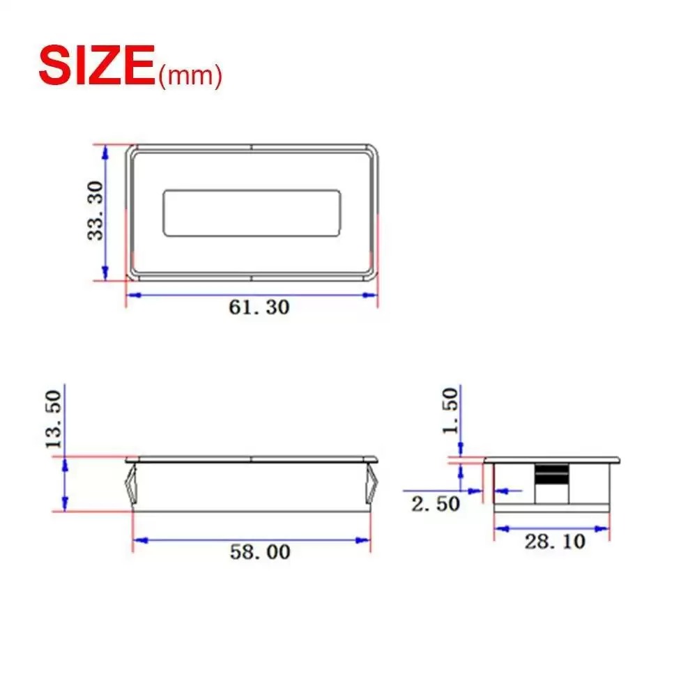 LCD Battery Capacity/Voltage Tester (GY-6)