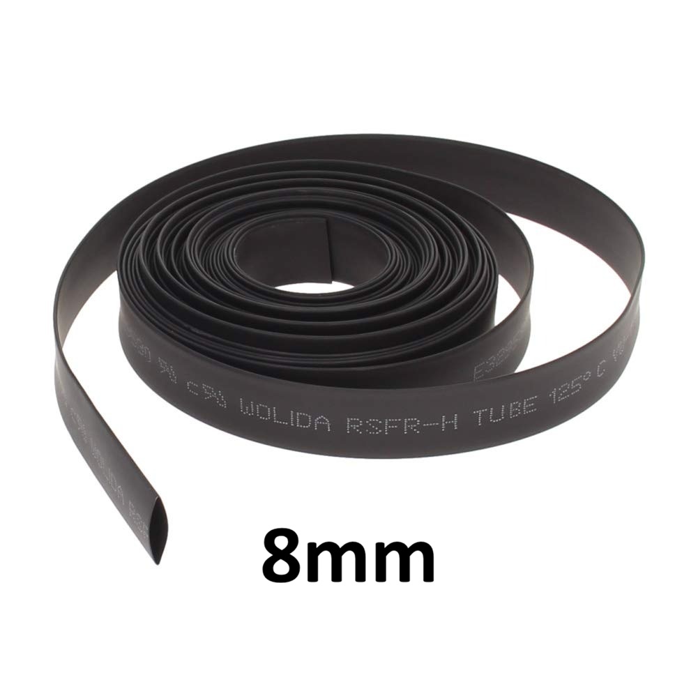 Black Heat Shrink (8mm) 1meter