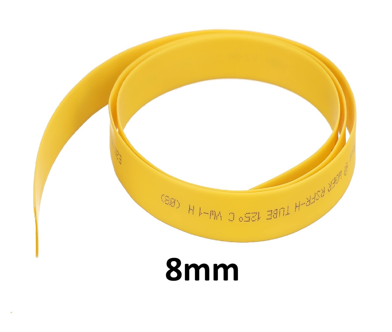 Yellow Heat Shrink (8mm) 1meter