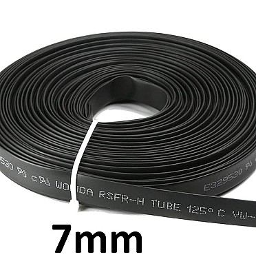 Black Heat Shrink (7mm) 1meter