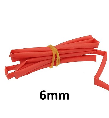 Red Heat Shrink (6mm) 1meter