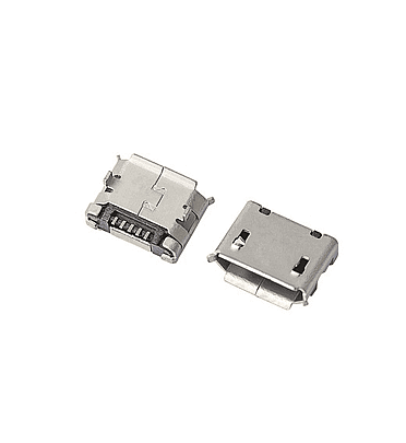Female Micro USB Connector (Type B) SMD