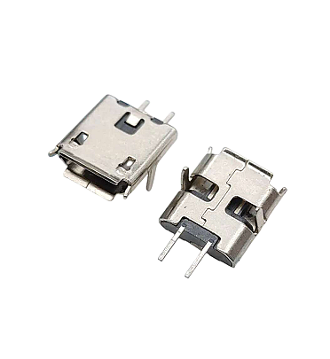 Female Micro USB Connector (Type B) 2Pin