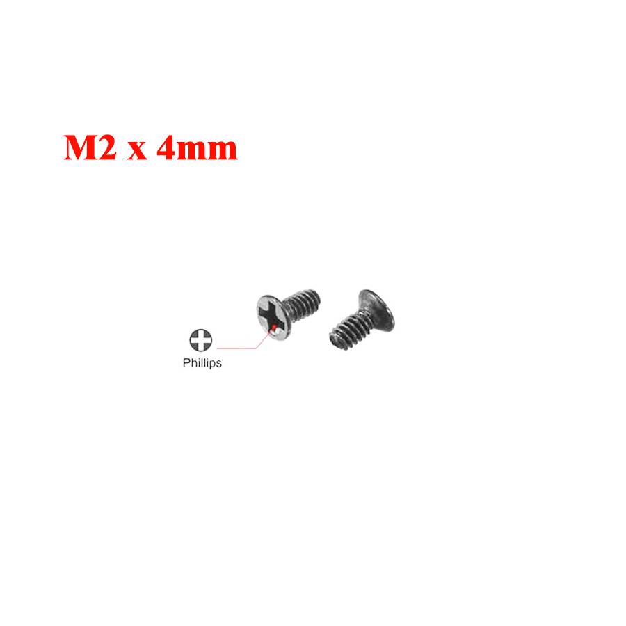 Machine Screw M2 (L) 4mm (Dia) 2mm (1-Pack) without Nut