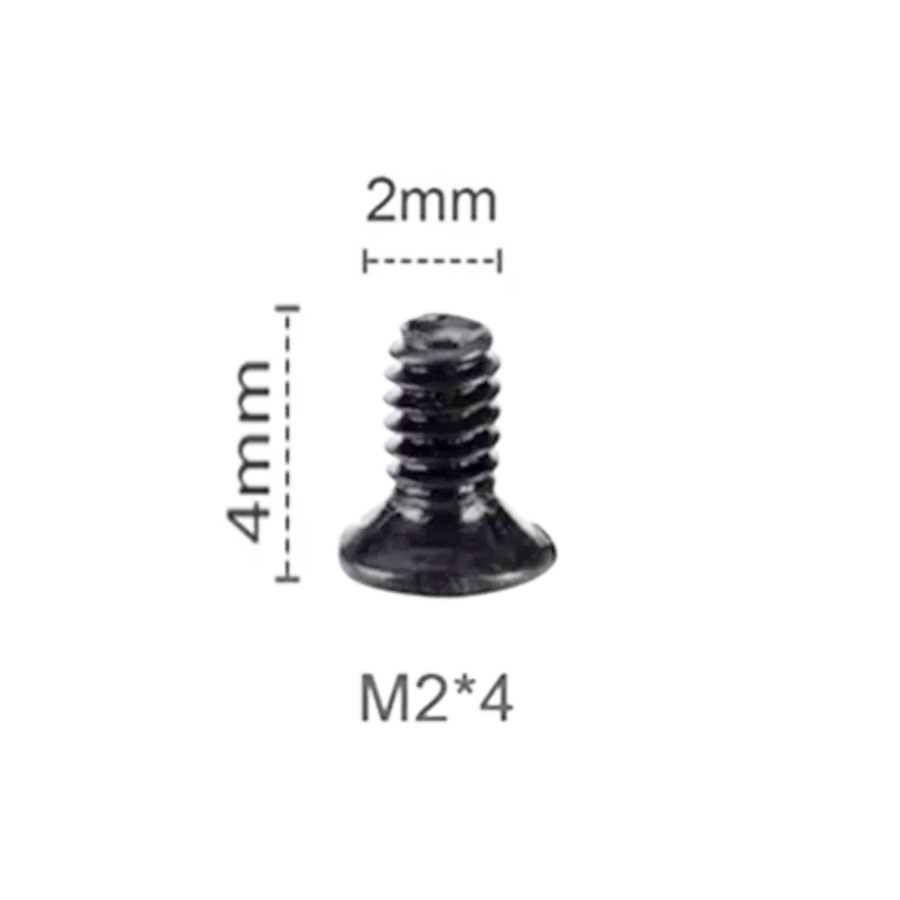 Machine Screw M2 (L) 4mm (Dia) 2mm (1-Pack) without Nut