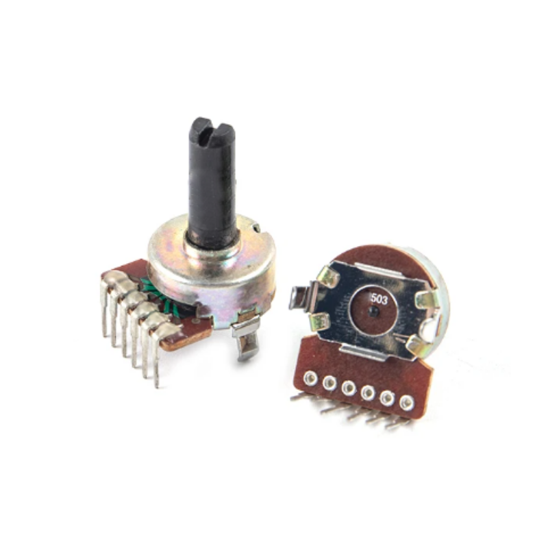 Rotary Dual Potentiometer 50K 6Pin with Plastic Shaft