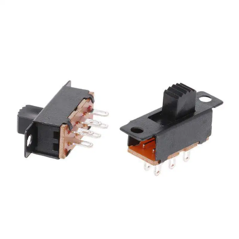 Miniature ON-OFF Slide Switch 6-Pin DPDT 2 Position