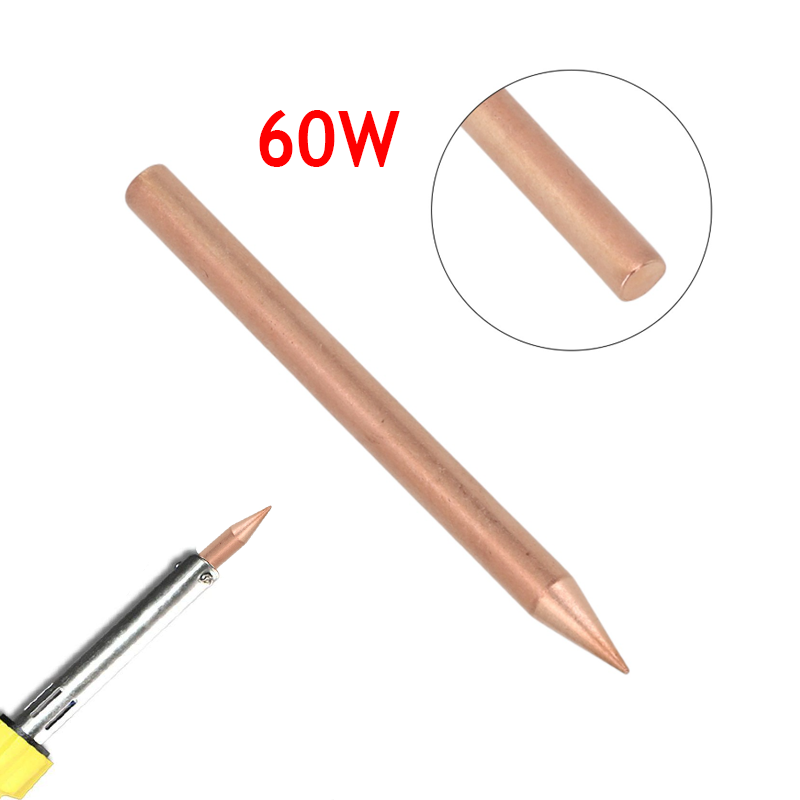 Soldering Iron (60W) Replacement Tip (Yellow Copper)
