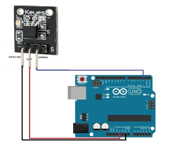 DS18B20 Temperature Sensor Module (KY-001)