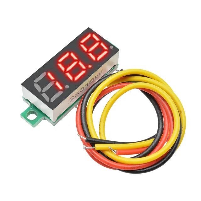 Mini 0.28 inch 3 Wires Digital Voltmeter Red LED Display DC 0-100V