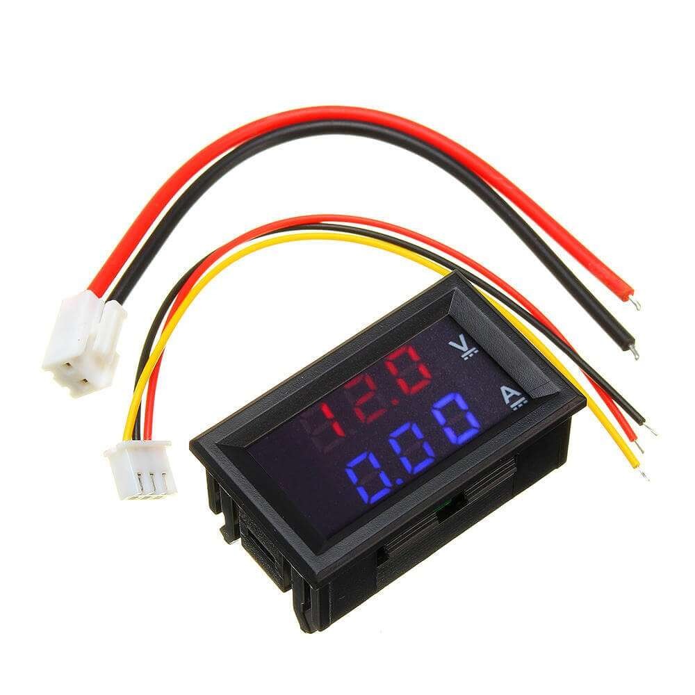 Mini Digital Voltmeter Ammeter DC 0-100V 10A